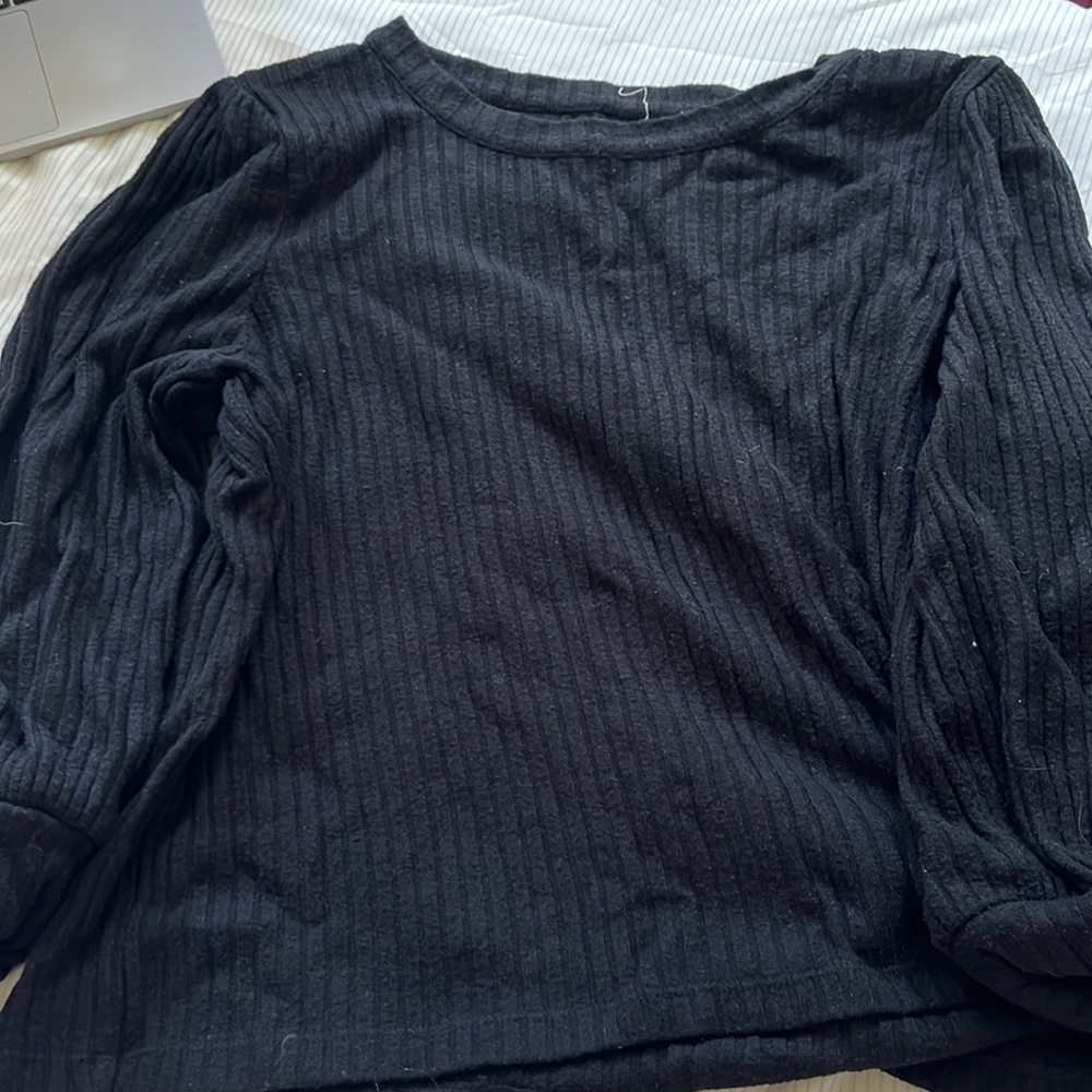Madewell Black sweater MEDIUM
